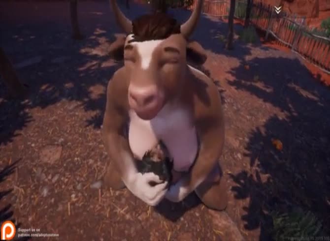 Video :Dude getting blowjob from a big cow and smashed its pussy in zoophilia xxx